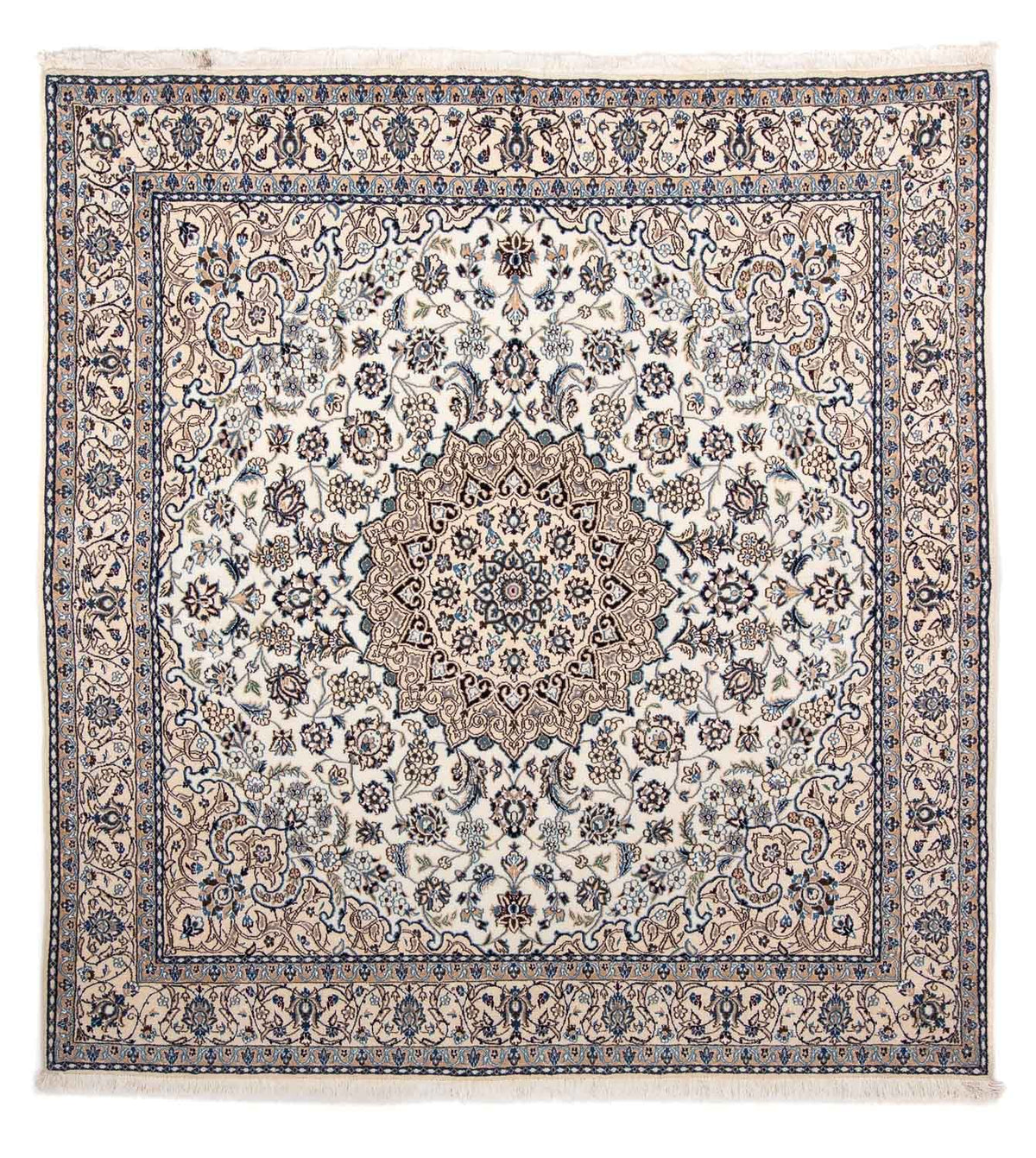Perser Rug - Nain - Royal square  - 210 x 202 cm - beige