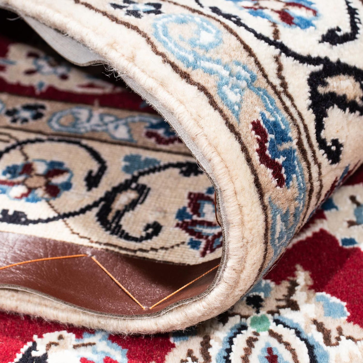 Perser Rug - Nain - Royal - 187 x 112 cm - dark red