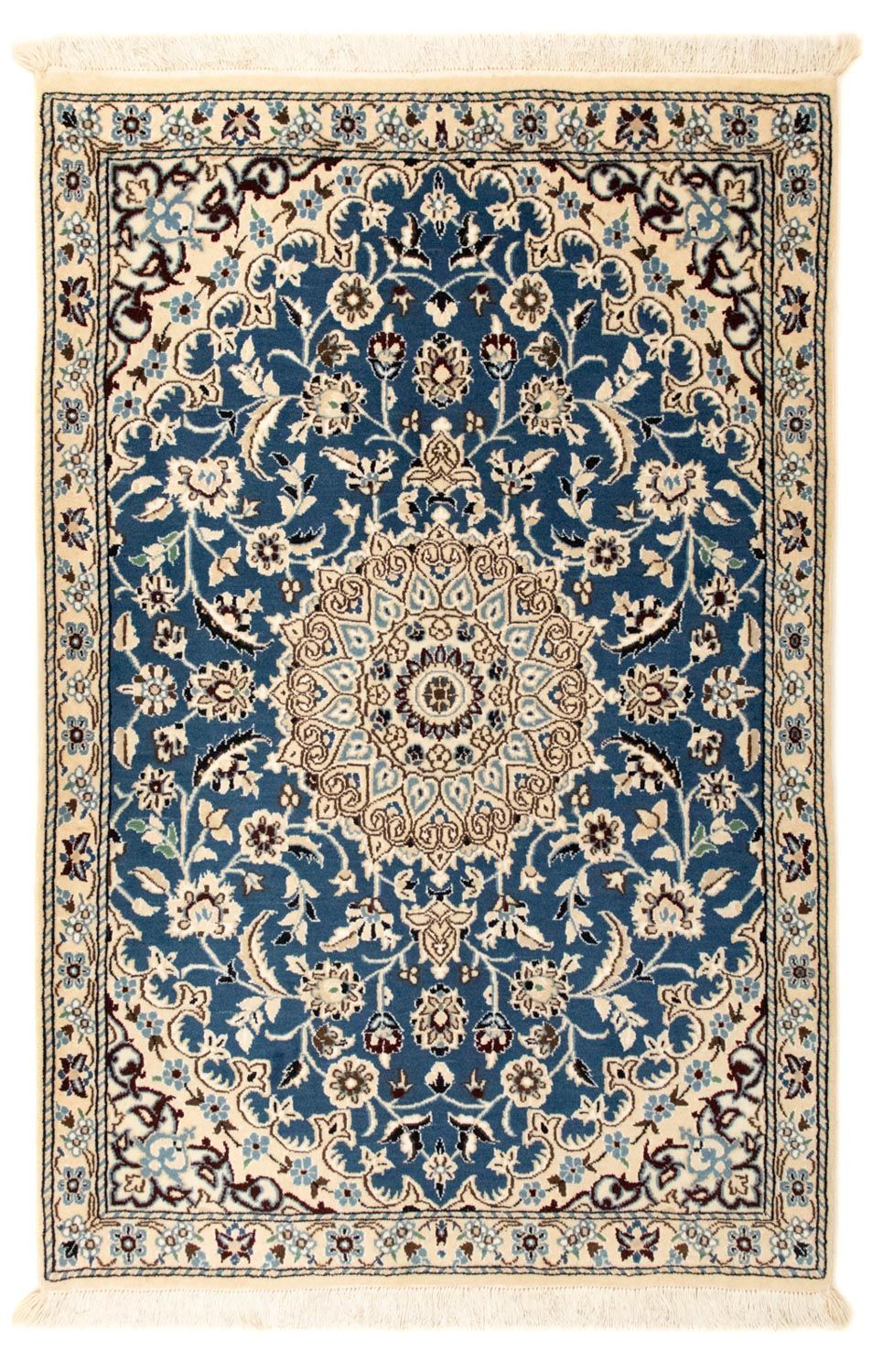 Perser Rug - Nain - Royal - 133 x 88 cm - blue