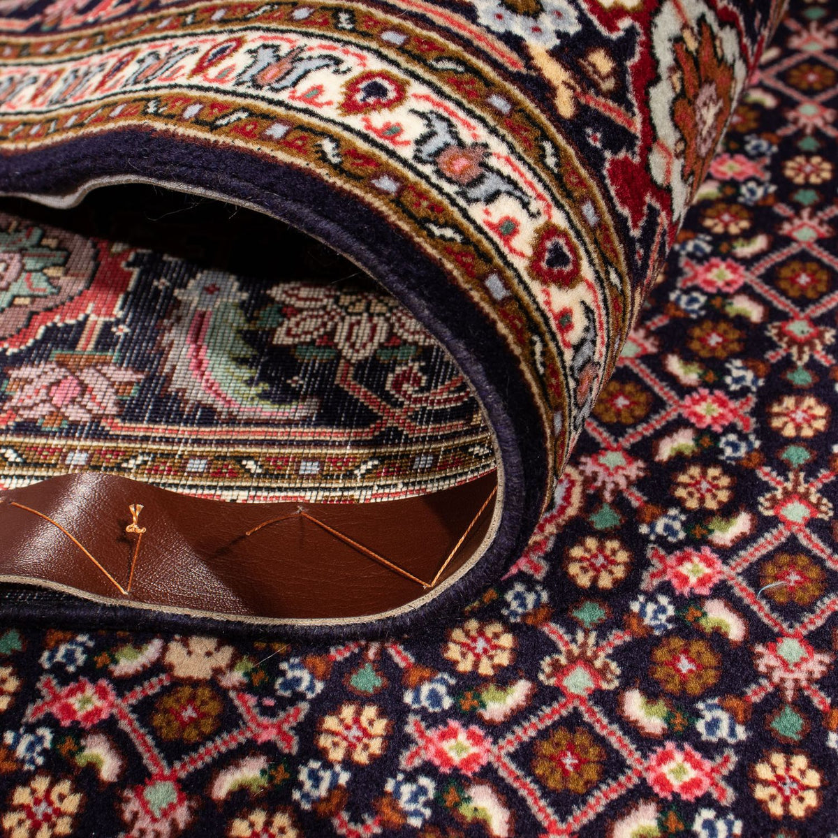 Perser Rug - Tabriz square  - 203 x 202 cm - dark blue