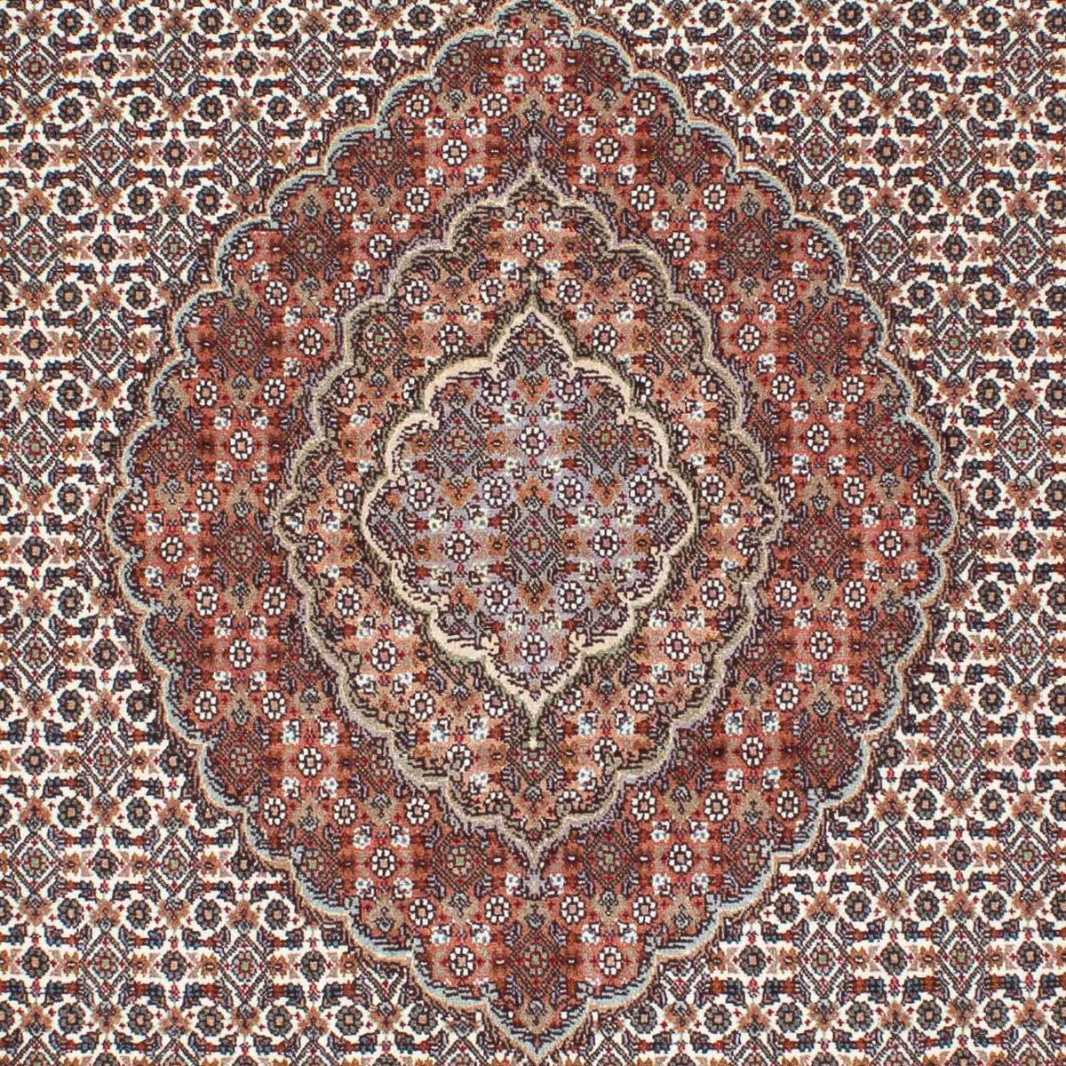 Perser Rug - Tabriz - 212 x 153 cm - light brown