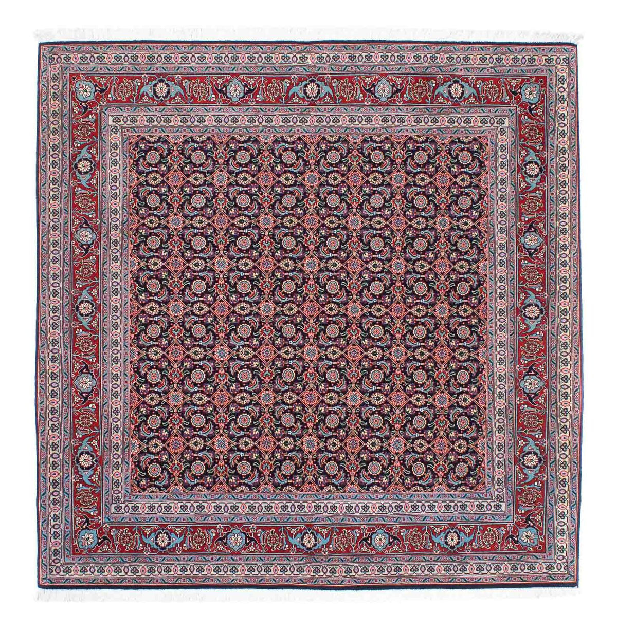 Perser Rug - Tabriz square  - 156 x 155 cm - multicolored