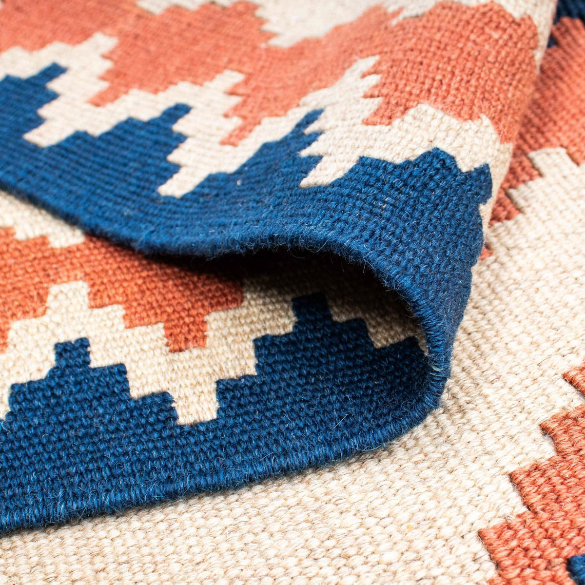 Kelim Rug - Oriental - 212 x 155 cm - blue