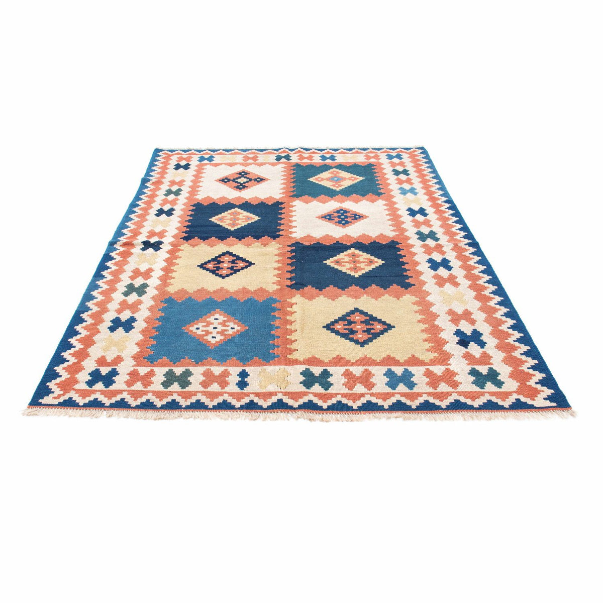 Kelim Rug - Oriental - 212 x 155 cm - blue