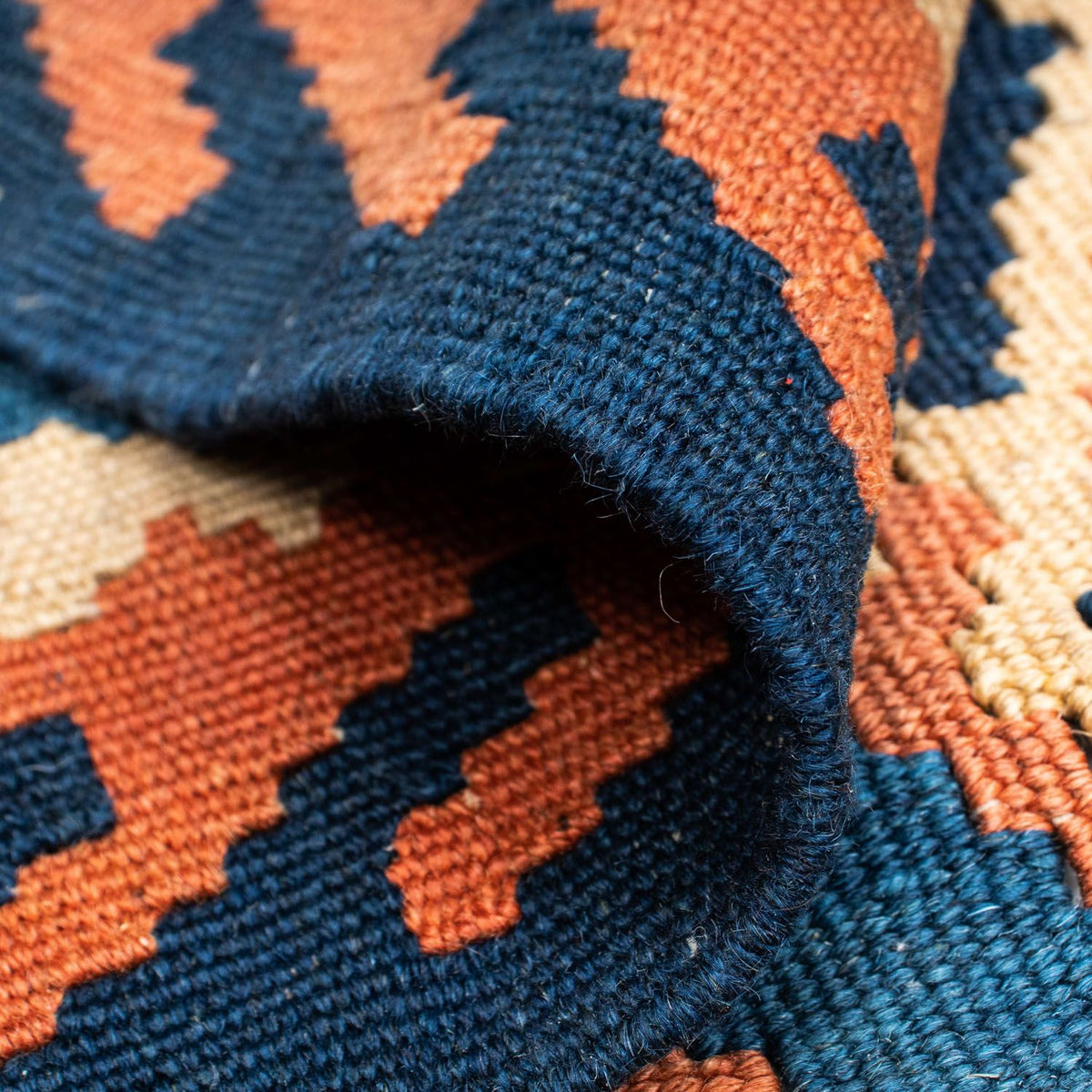 Kelim Rug - Oriental - 222 x 158 cm - blue