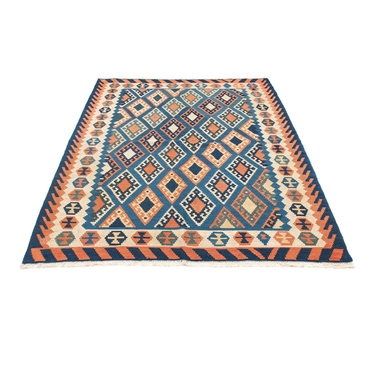Kelim Rug - Oriental - 222 x 158 cm - blue