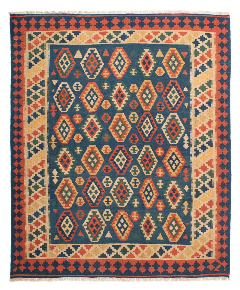 Kelim Rug - Oriental - 232 x 194 cm - blue