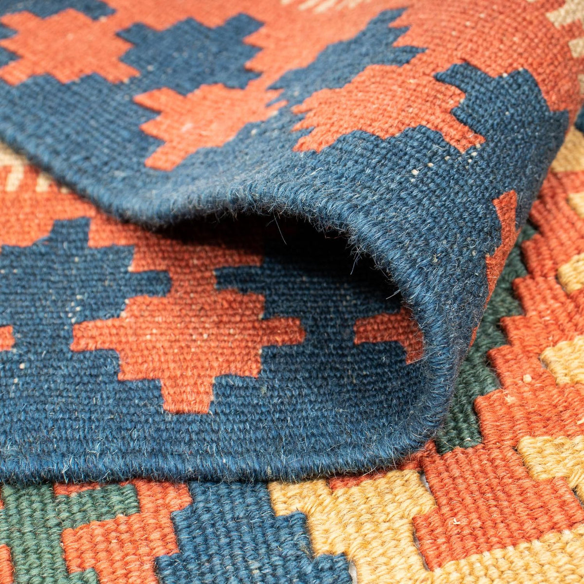 Kelim Rug - Oriental - 232 x 194 cm - blue