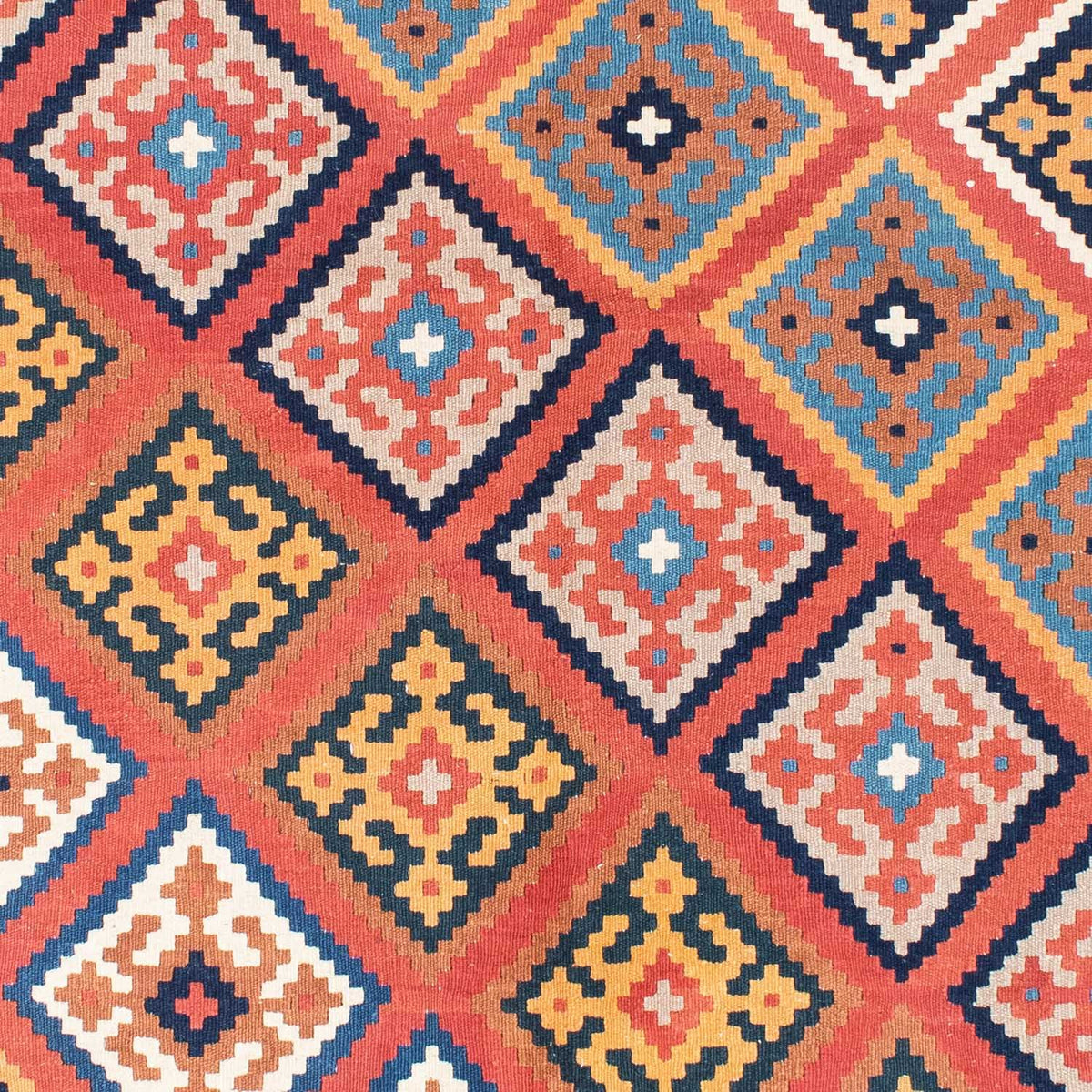 Kelim Rug - Oriental - 206 x 156 cm - rust