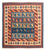 Kelim Rug - Oriental square  - 212 x 197 cm - blue