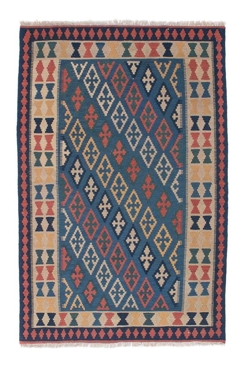 Kelim Rug - Oriental - 189 x 119 cm - blue