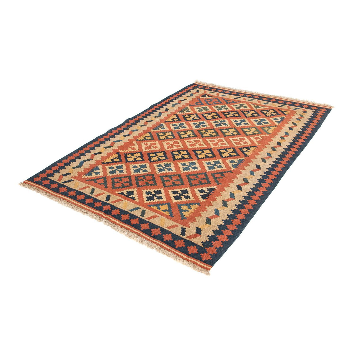 Kelim Rug - Oriental - 195 x 124 cm - orange