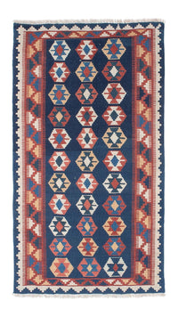 Runner Kelim Rug - Oriental - 186 x 104 cm - blue