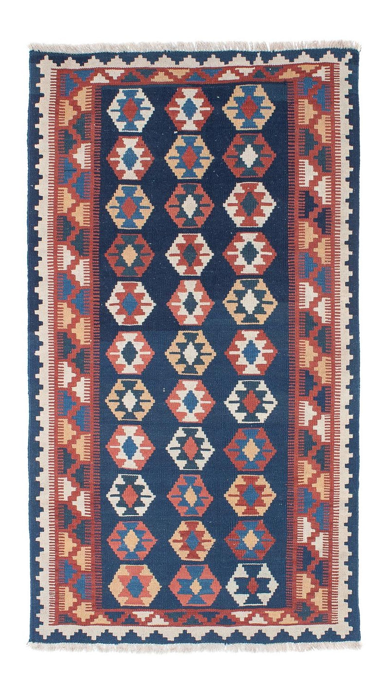 Runner Kelim Rug - Oriental - 186 x 104 cm - blue