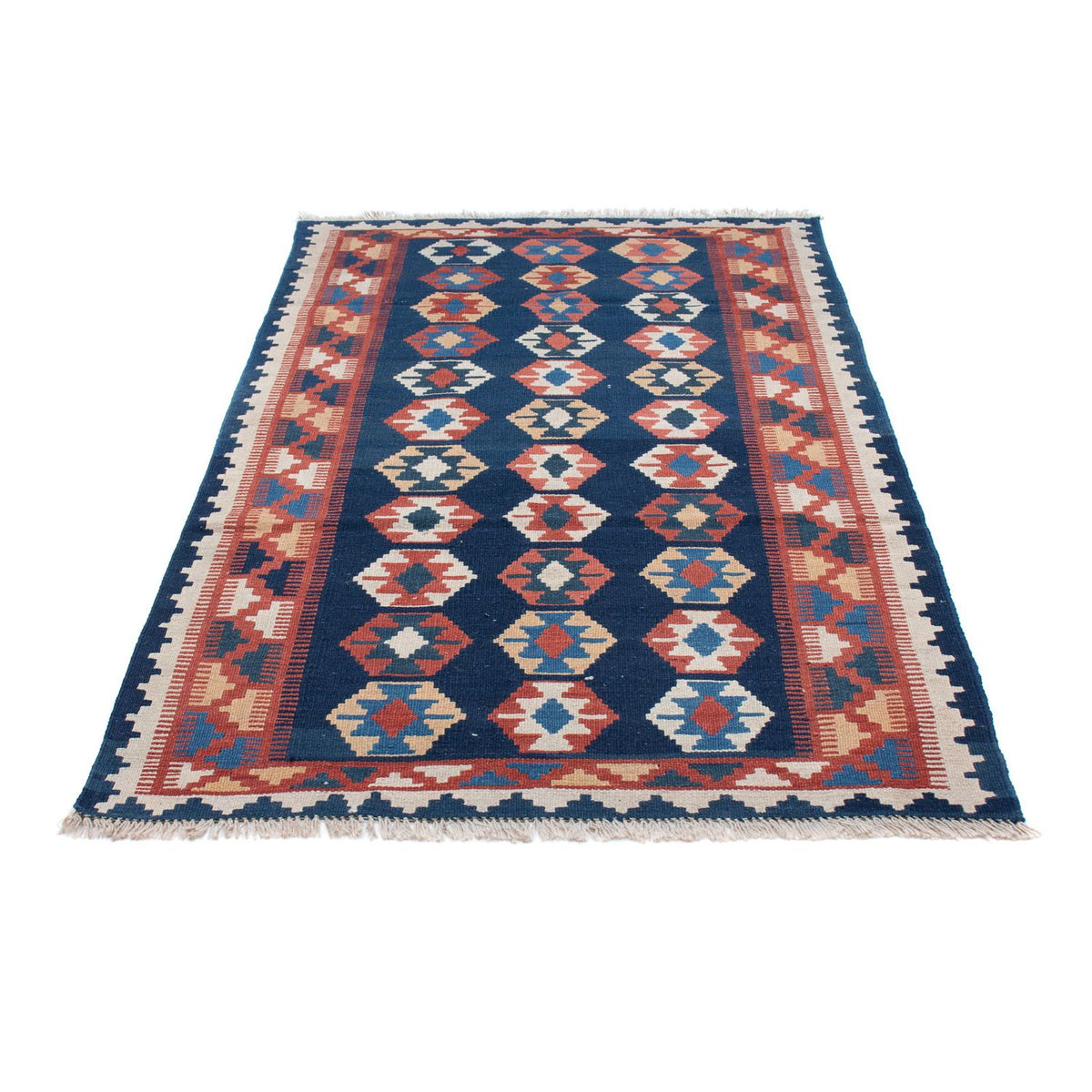 Runner Kelim Rug - Oriental - 186 x 104 cm - blue