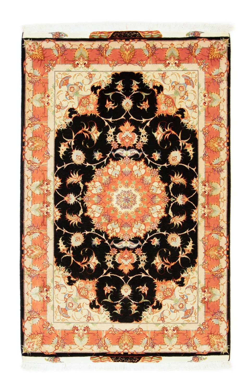 Perser Rug - Tabriz - Royal - 163 x 104 cm - black