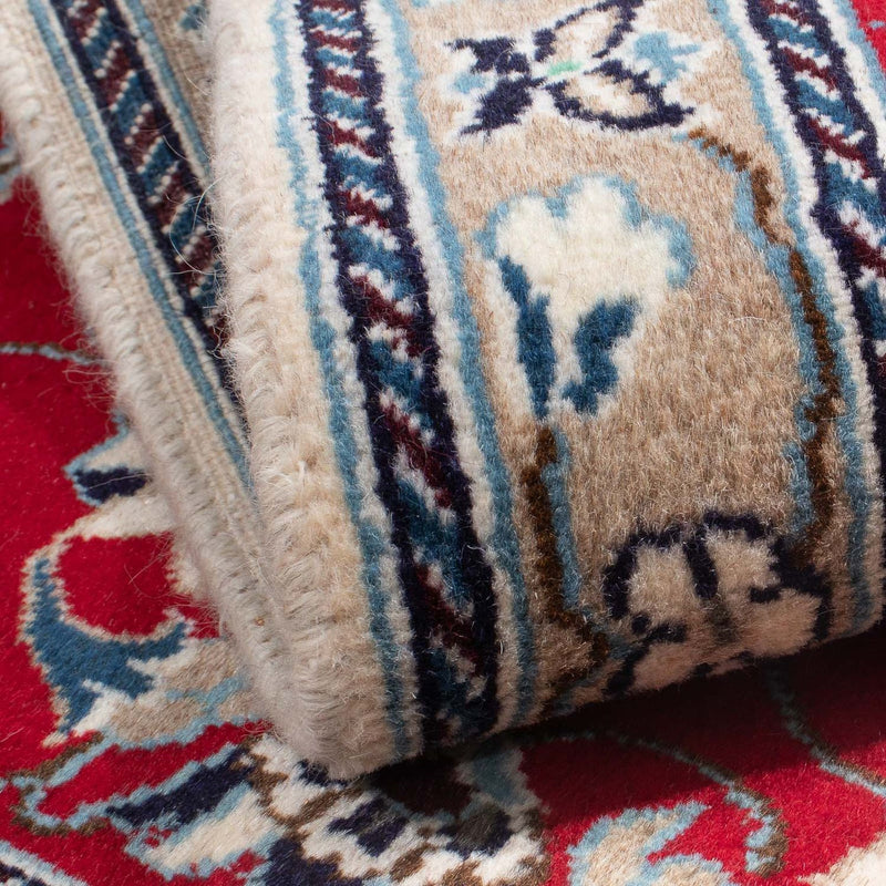 Perser Rug - Nain - 134 x 89 cm - dark red