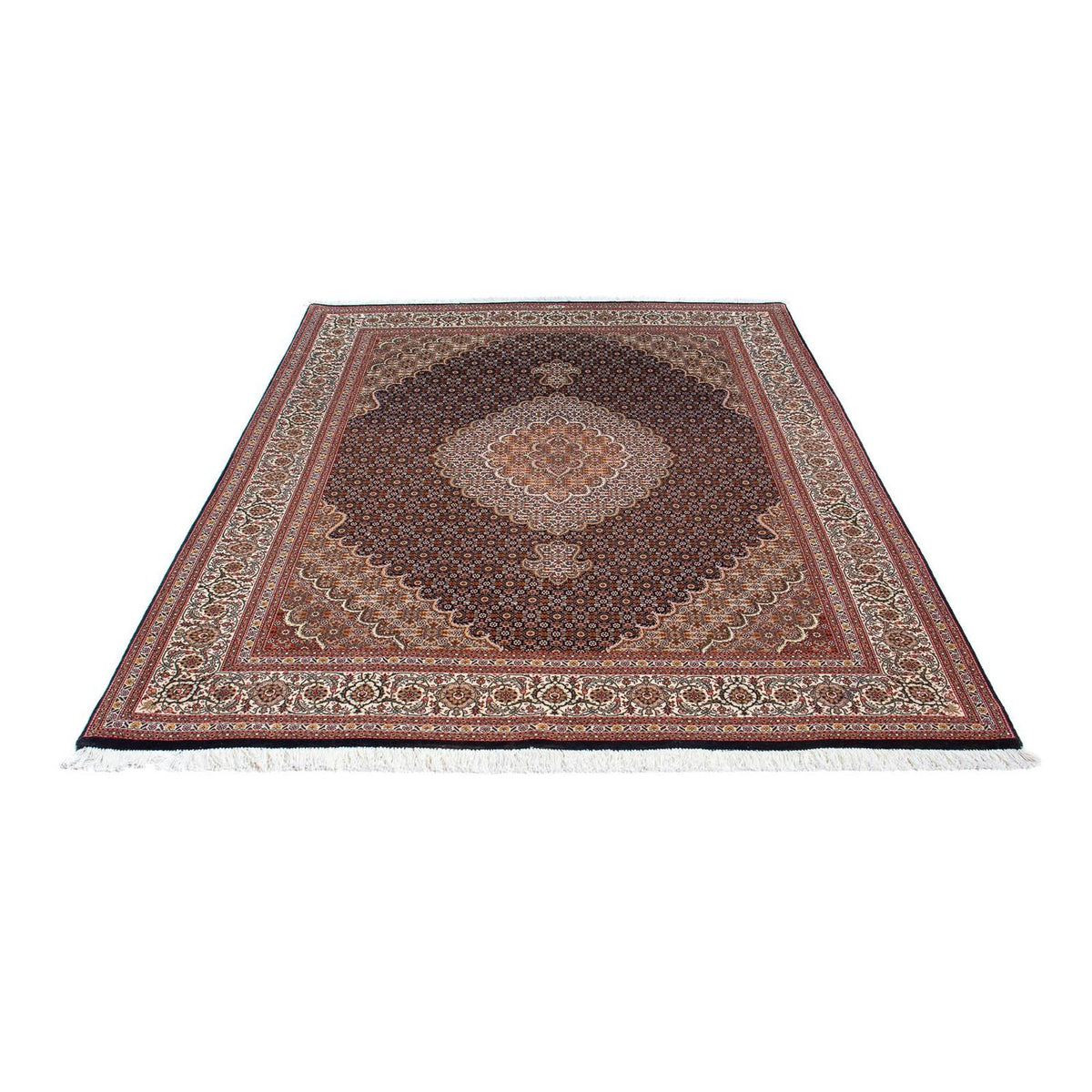 Perser Rug - Tabriz - 200 x 154 cm - dark brown