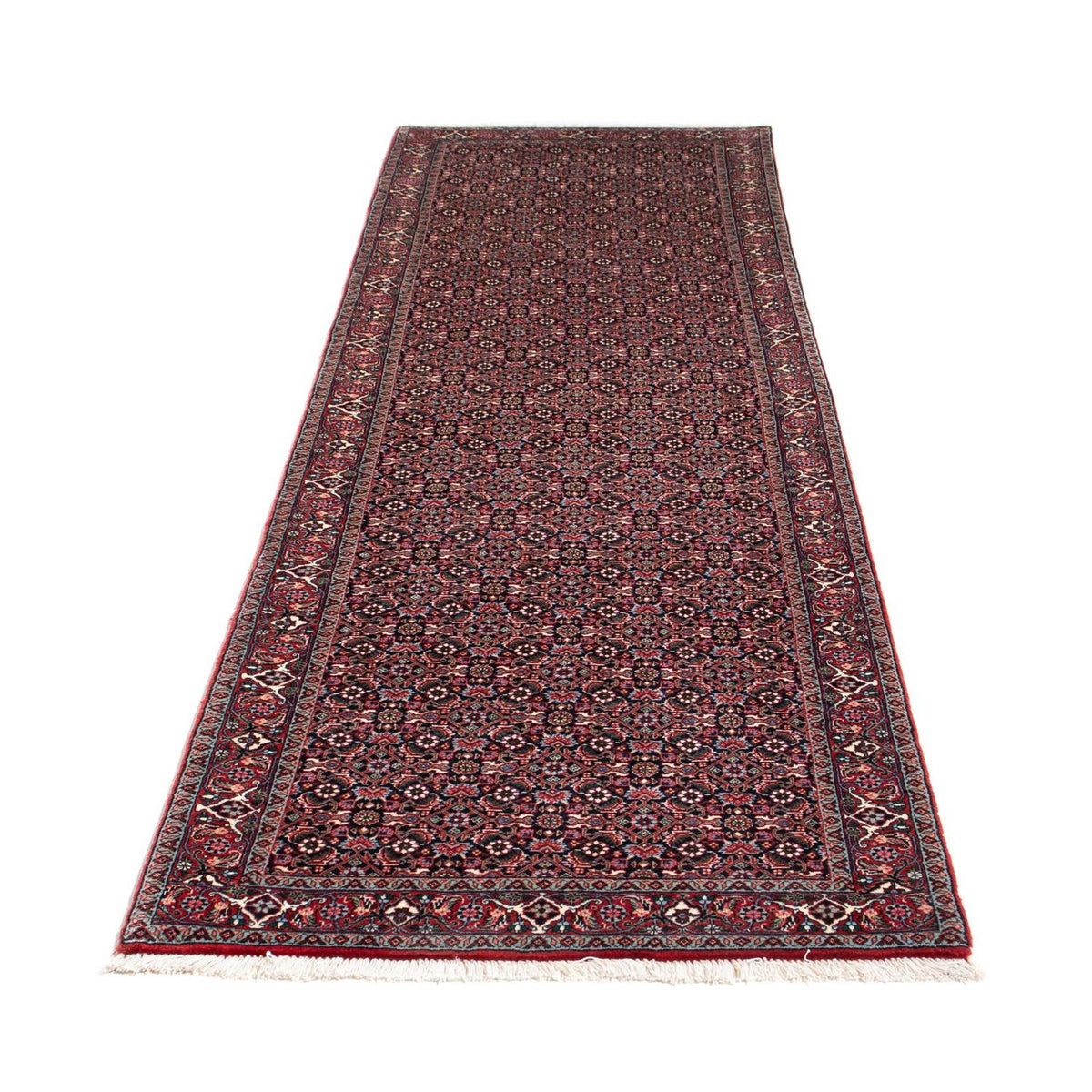 Runner Perser Rug - Bidjar - 288 x 86 cm - red