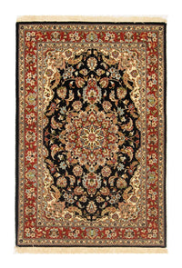 Perser Rug - Ghom - 146 x 100 cm - black