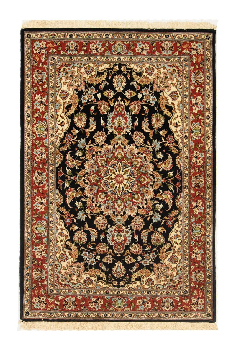 Perser Rug - Ghom - 146 x 100 cm - black