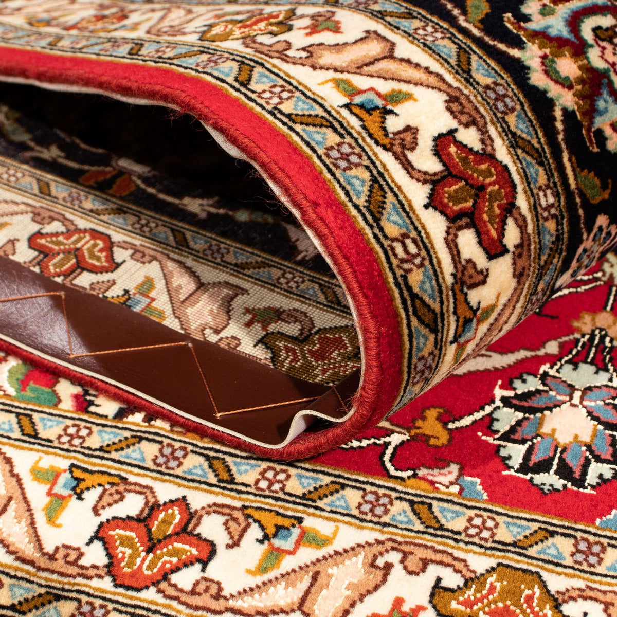 Perser Rug - Tabriz - Royal square  - 208 x 200 cm - red