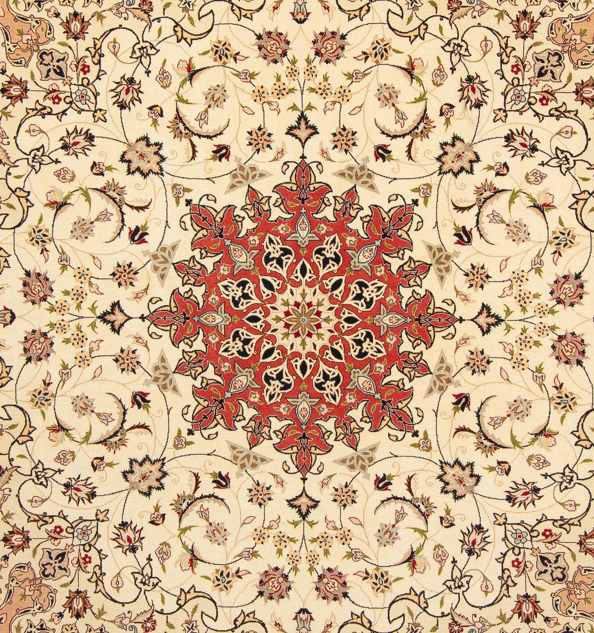 Perser Rug - Tabriz - Royal square  - 209 x 208 cm - beige