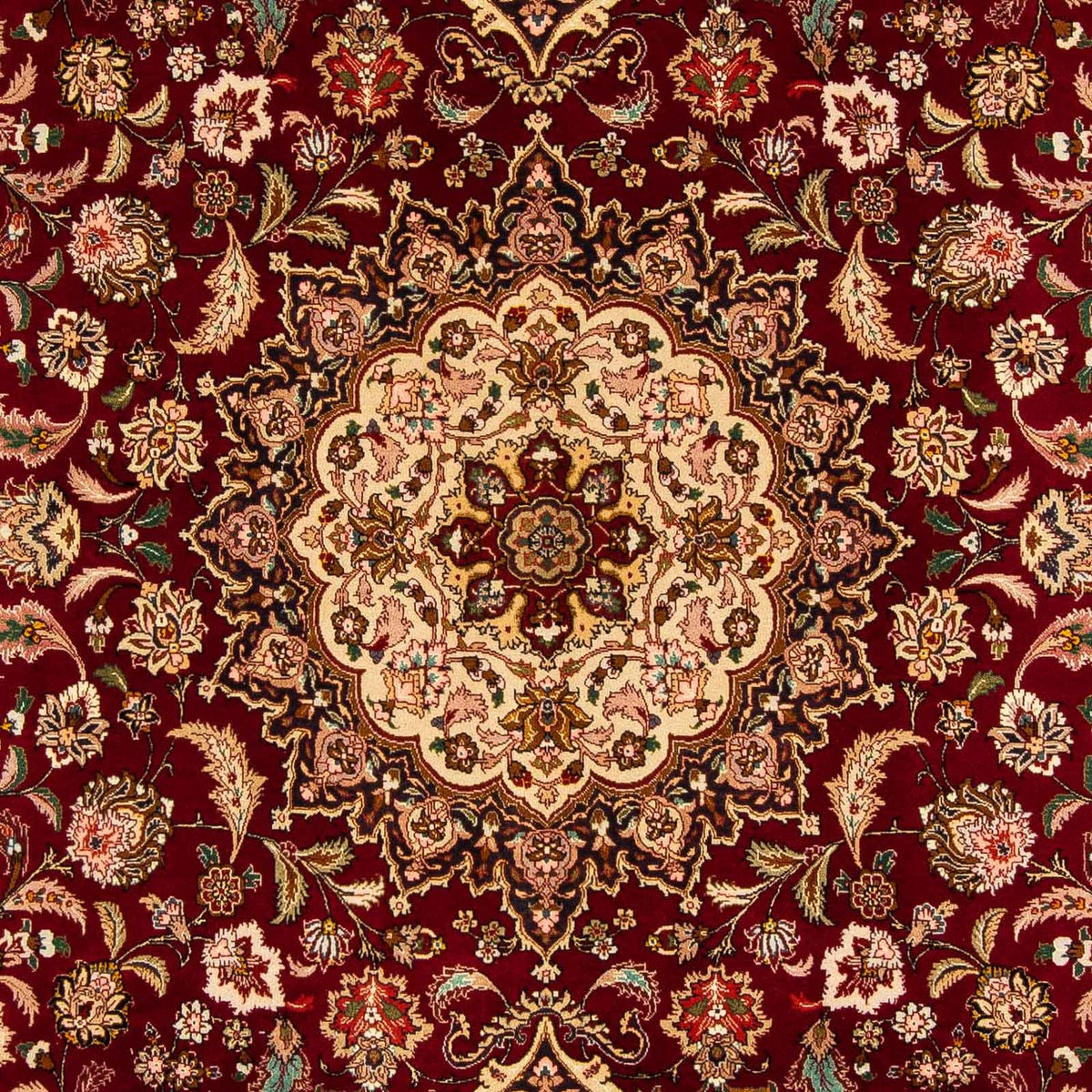 Perser Rug - Tabriz - Royal - 310 x 202 cm - dark red