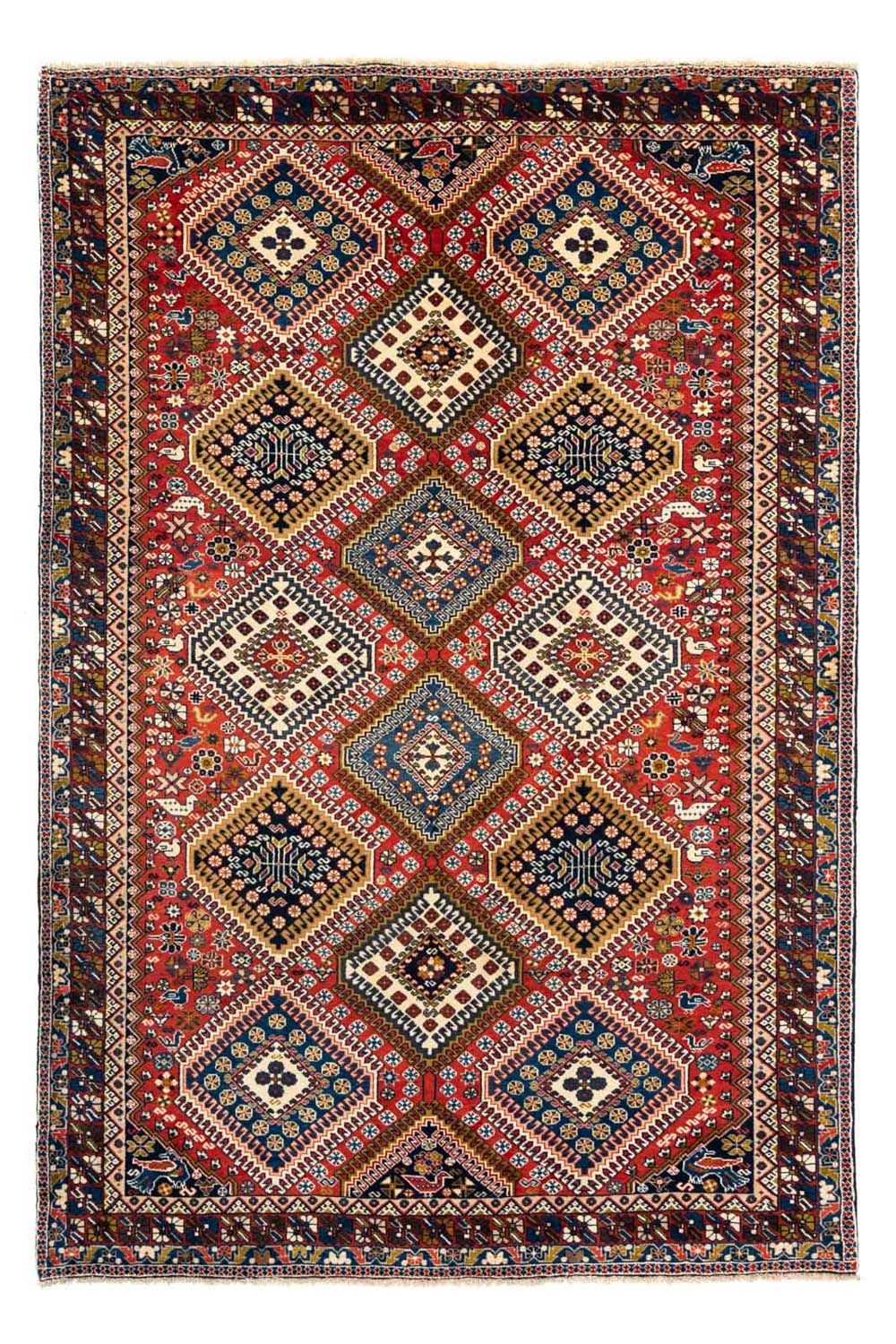 Perser Rug - Nomadic - 307 x 203 cm - red