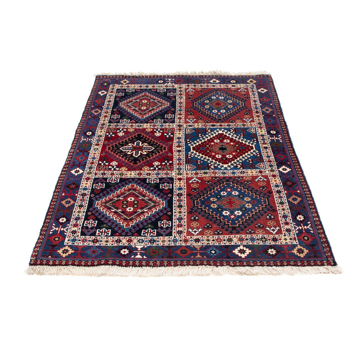 Perser Rug - Nomadic - 140 x 100 cm - dark red