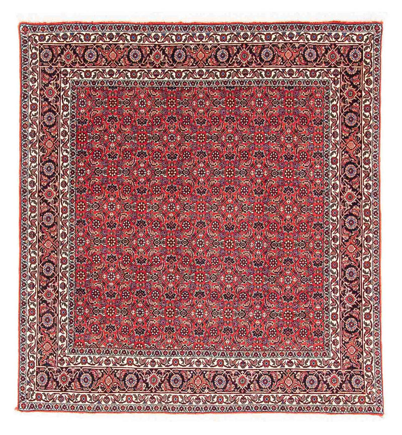 Perser Rug - Bidjar square  - 126 x 124 cm - red