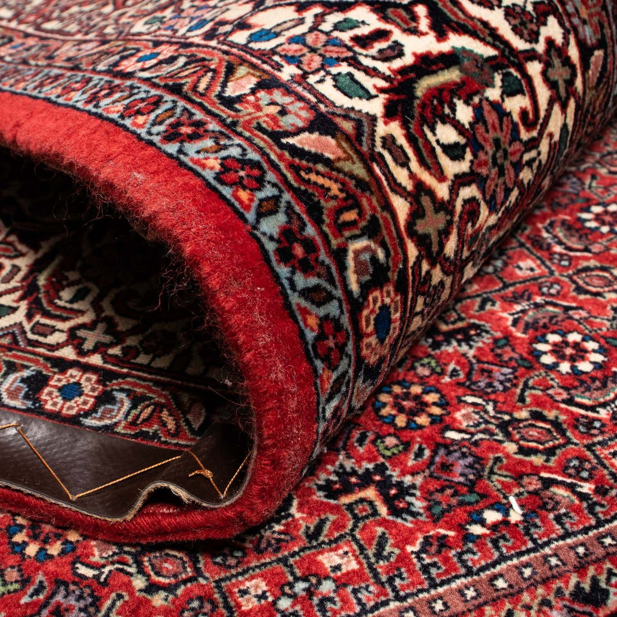 Perser Rug - Bidjar - 255 x 202 cm - dark red