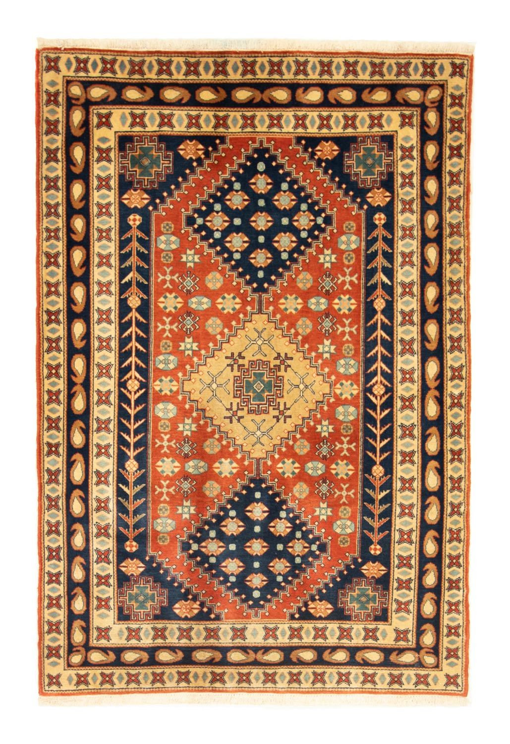 Perser Rug - Nomadic - 176 x 120 cm - rust