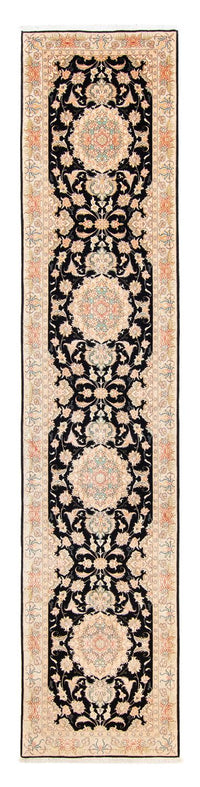 Runner Perser Rug - Tabriz - Royal - 419 x 87 cm - dark blue