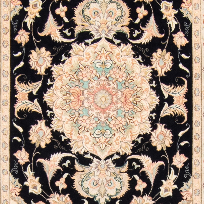Runner Perser Rug - Tabriz - Royal - 419 x 87 cm - dark blue