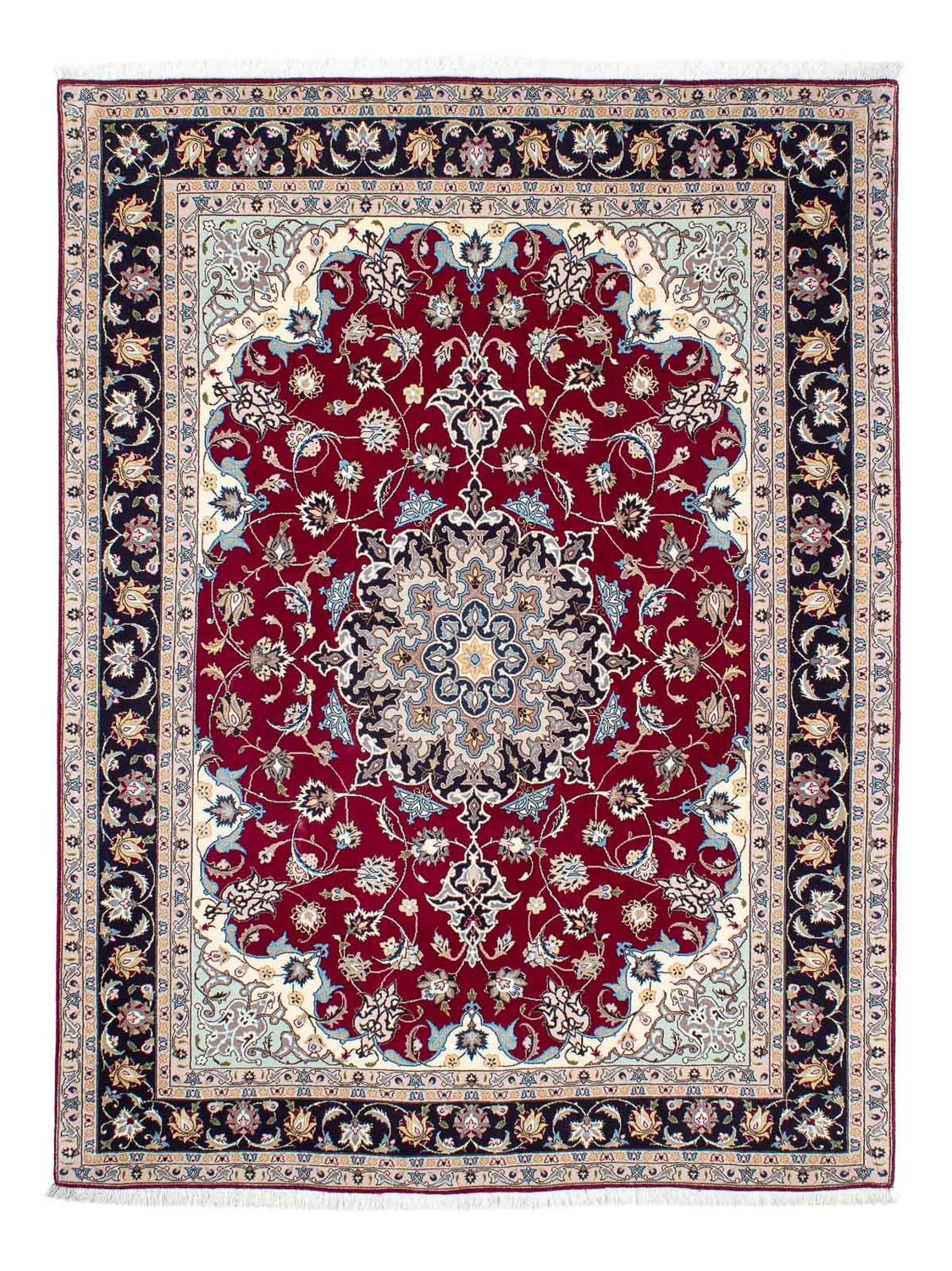 Perser Rug - Tabriz - Royal - 207 x 155 cm - dark red