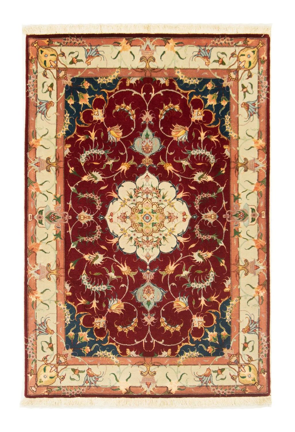 Perser Rug - Tabriz - Royal - 150 x 101 cm - red