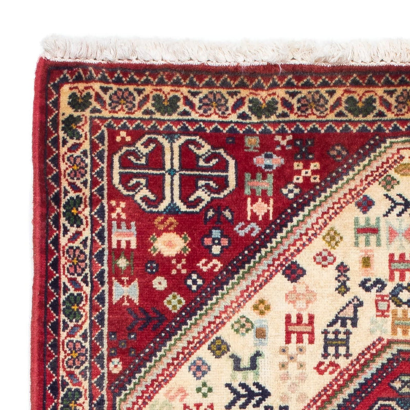 Perser Rug - Nomadic - 123 x 75 cm - light red
