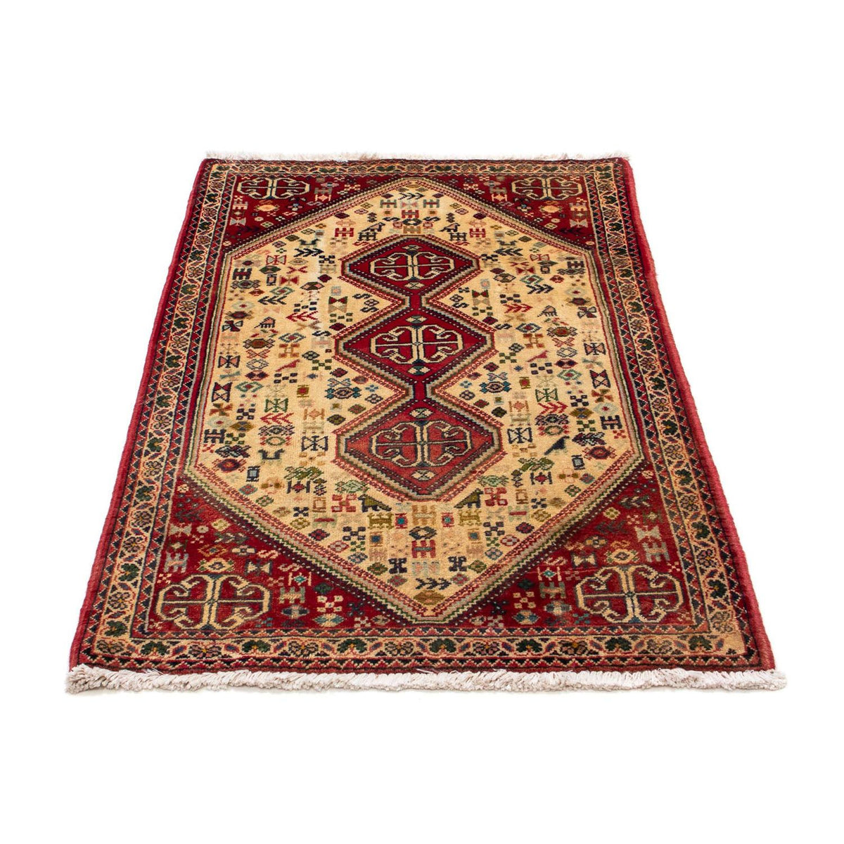 Perser Rug - Nomadic - 123 x 75 cm - light red