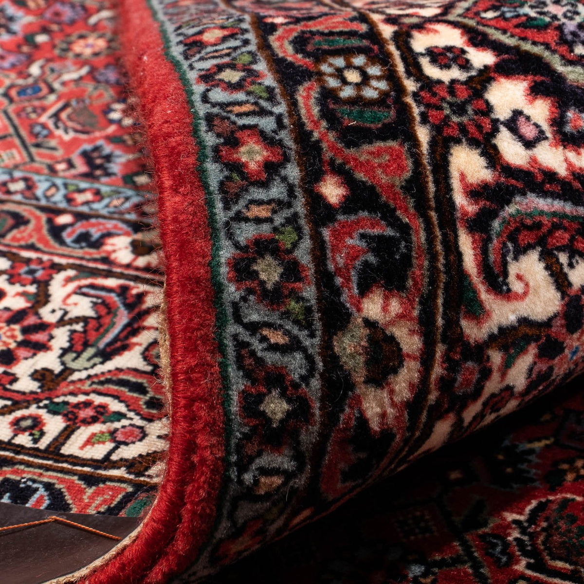 Perser Rug - Bidjar - 243 x 173 cm - dark red