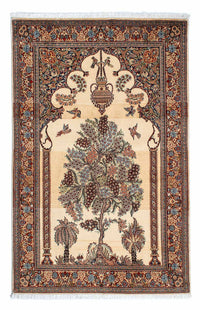 Perser Rug - Ghom - 210 x 135 cm - beige