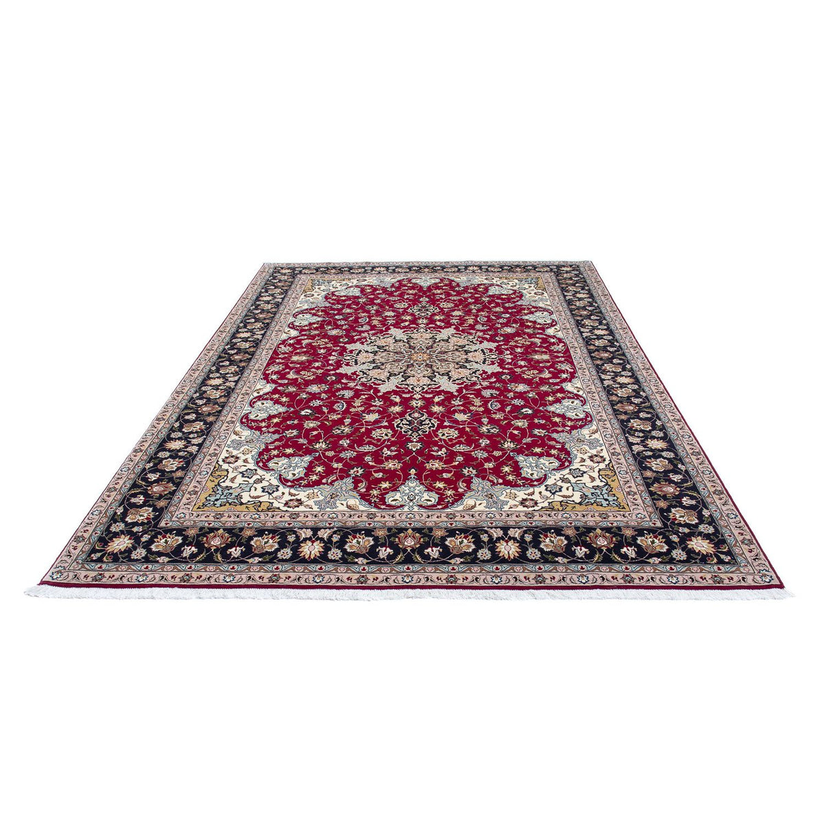 Perser Rug - Tabriz - Royal - 307 x 204 cm - dark red