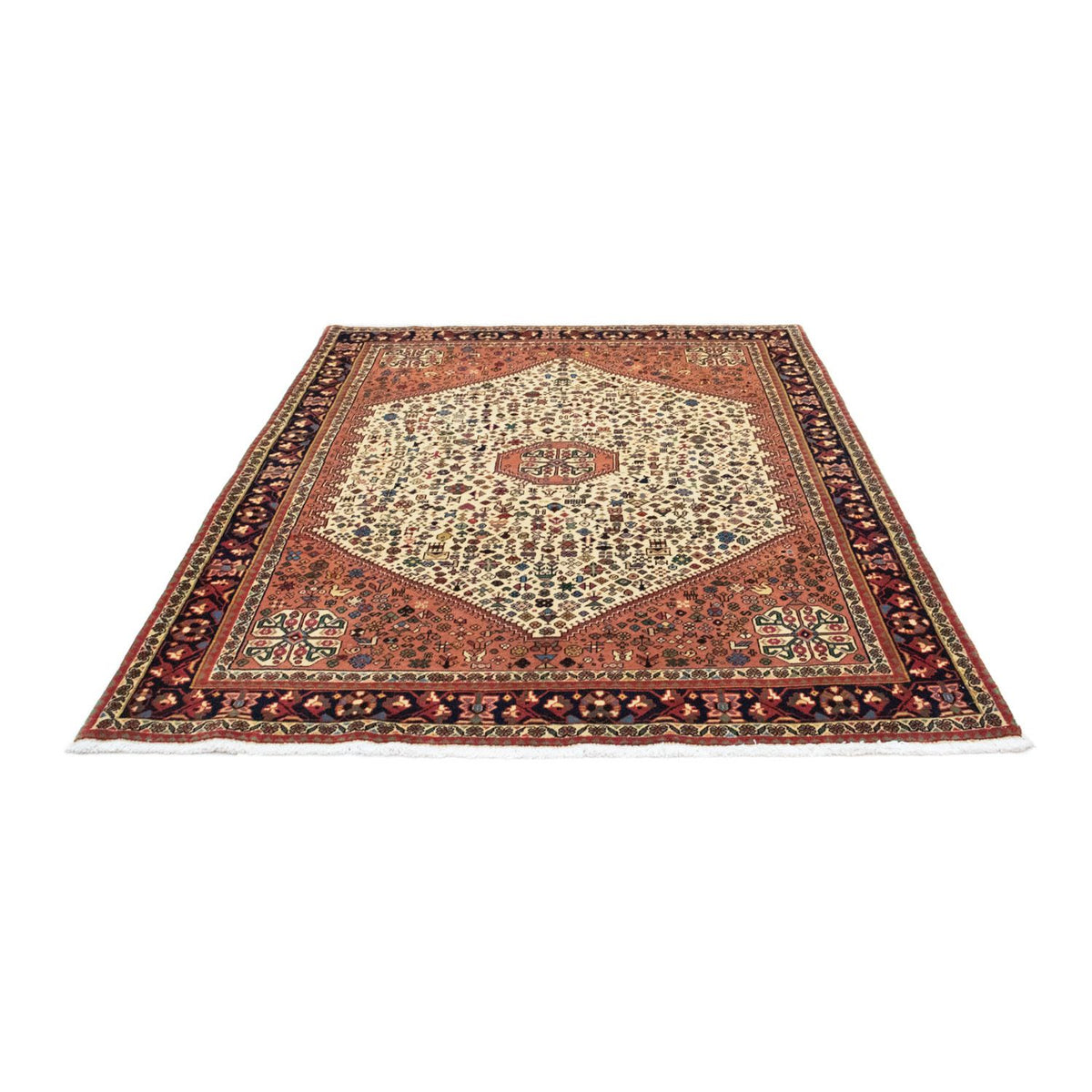 Perser Rug - Nomadic - 193 x 149 cm - beige