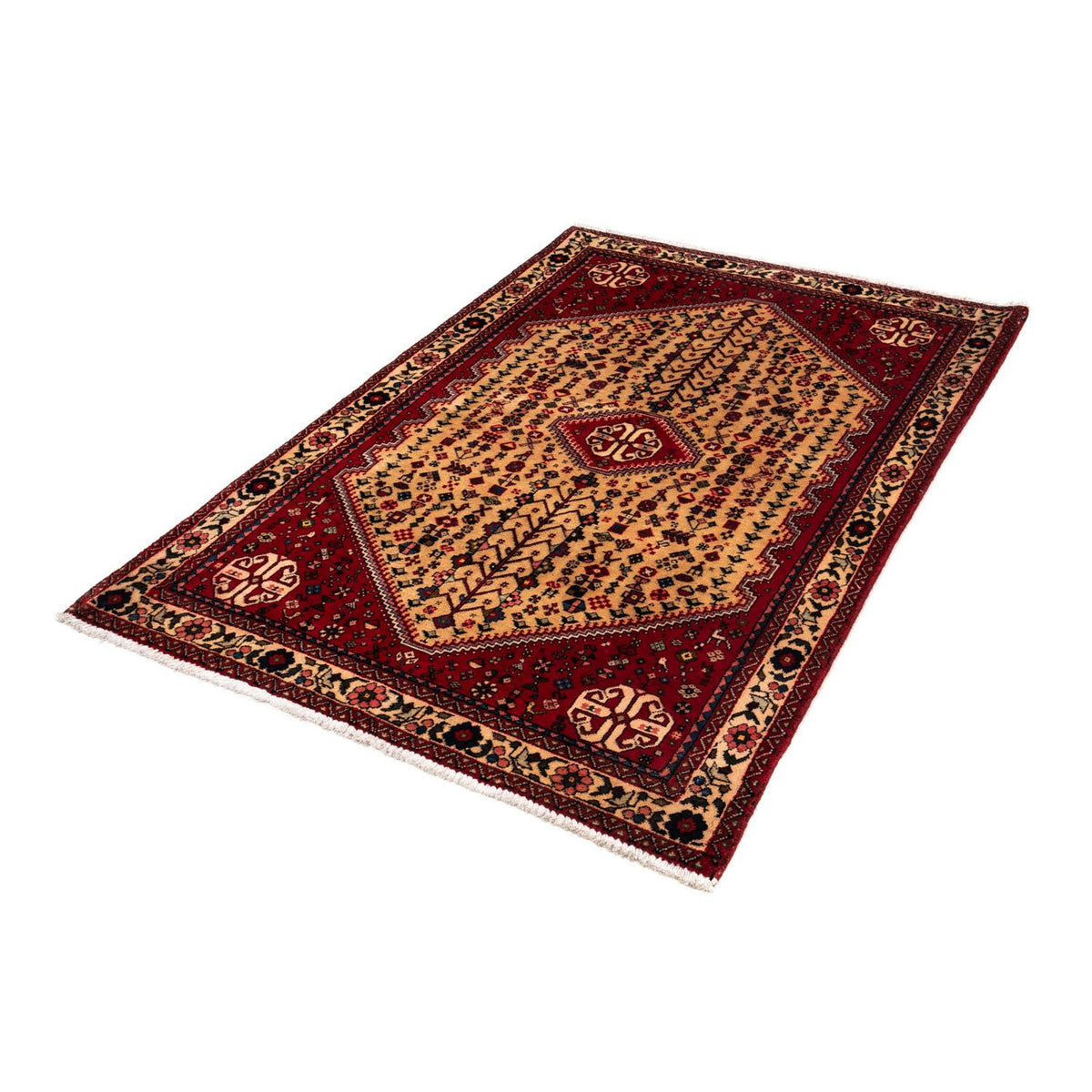 Perser Rug - Nomadic - 157 x 105 cm - dark red