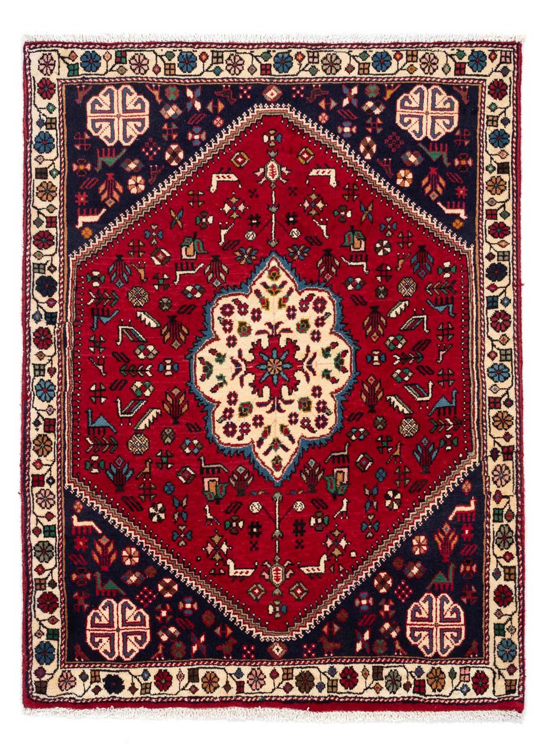 Perser Rug - Nomadic - 148 x 102 cm - dark red