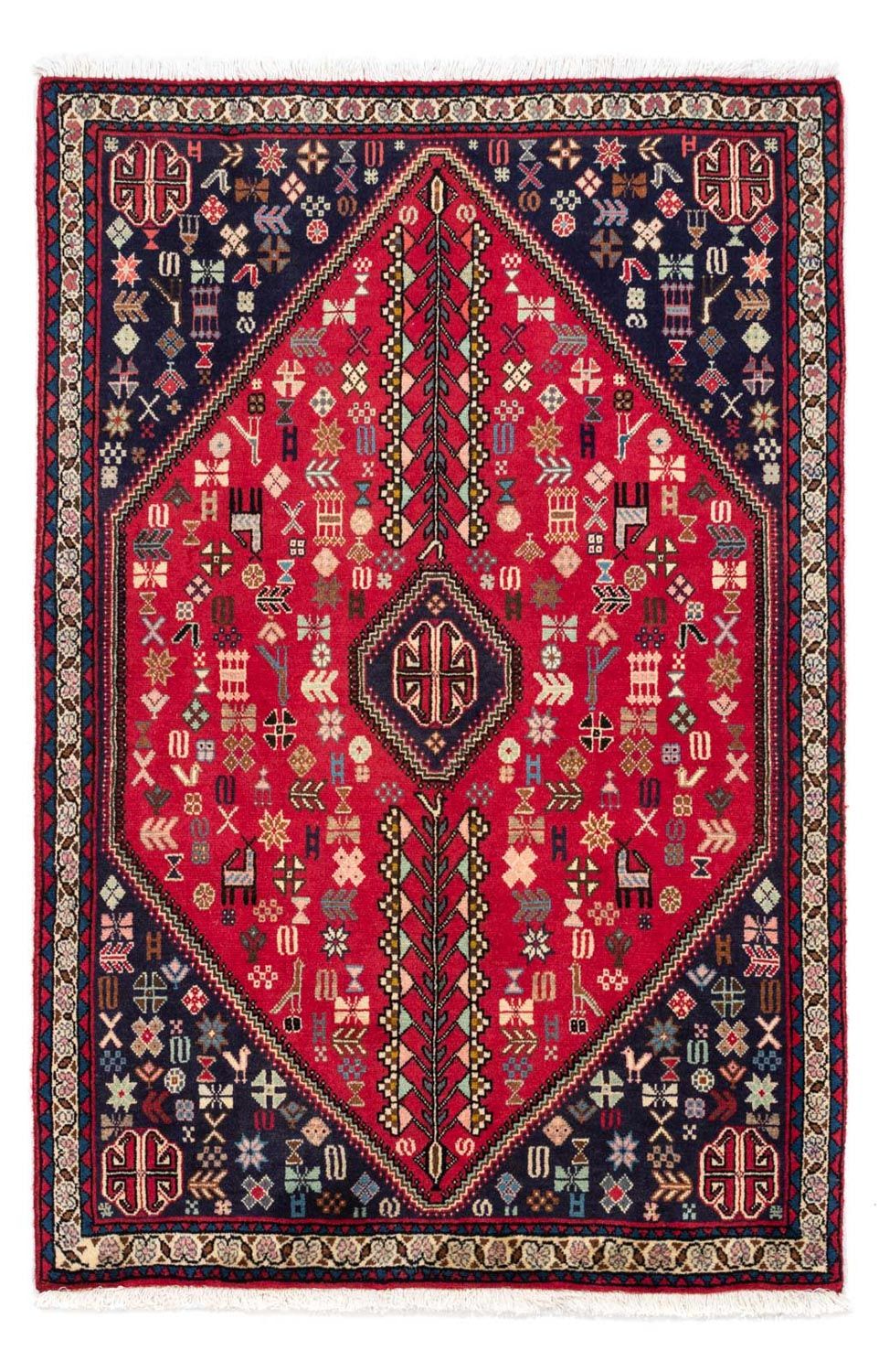 Perser Rug - Nomadic - 150 x 97 cm - red