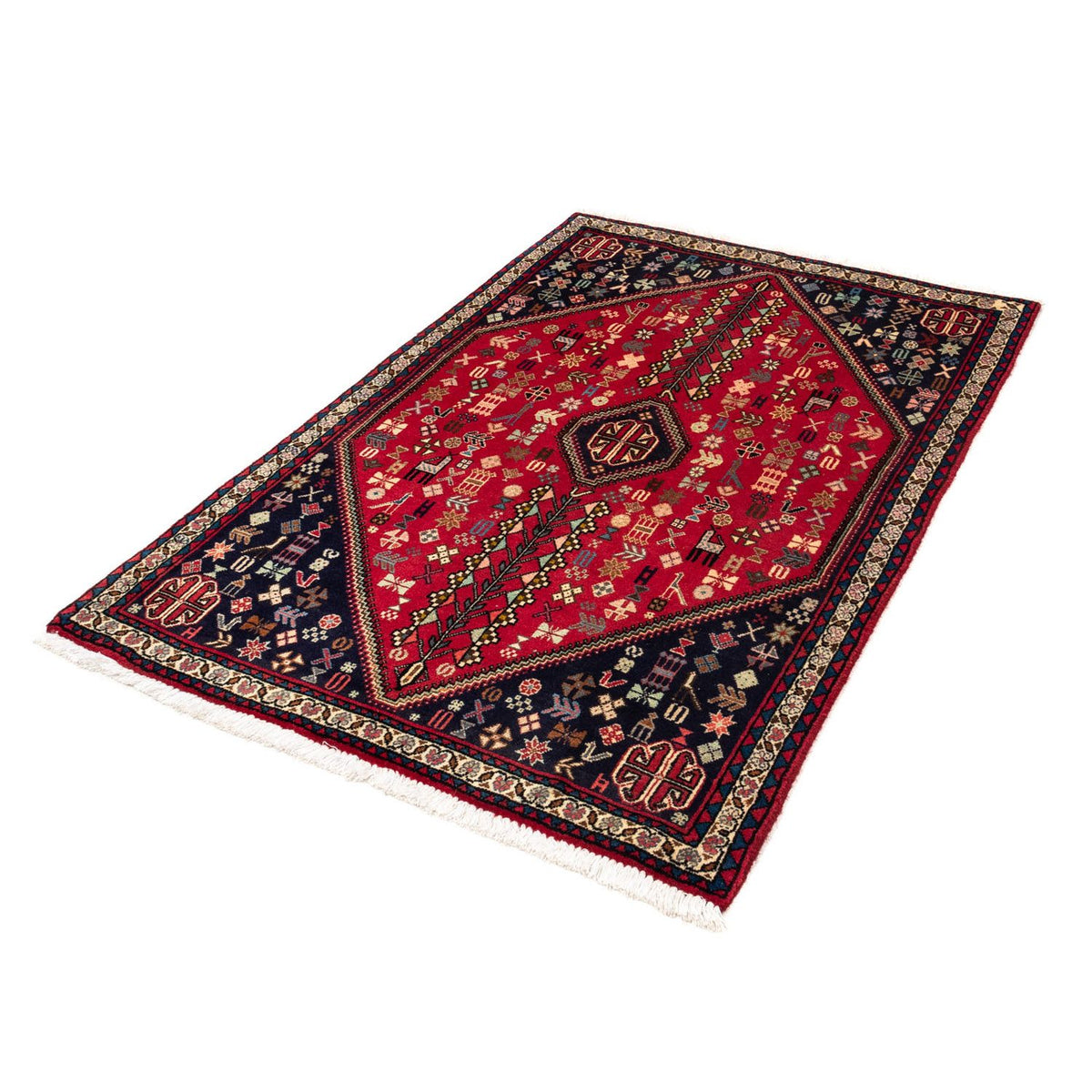 Perser Rug - Nomadic - 150 x 97 cm - red