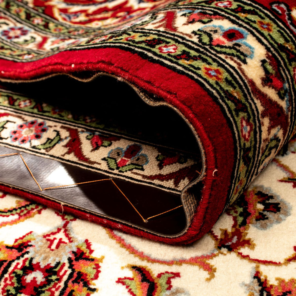 Perser Rug - Ghom - 358 x 244 cm - dark red