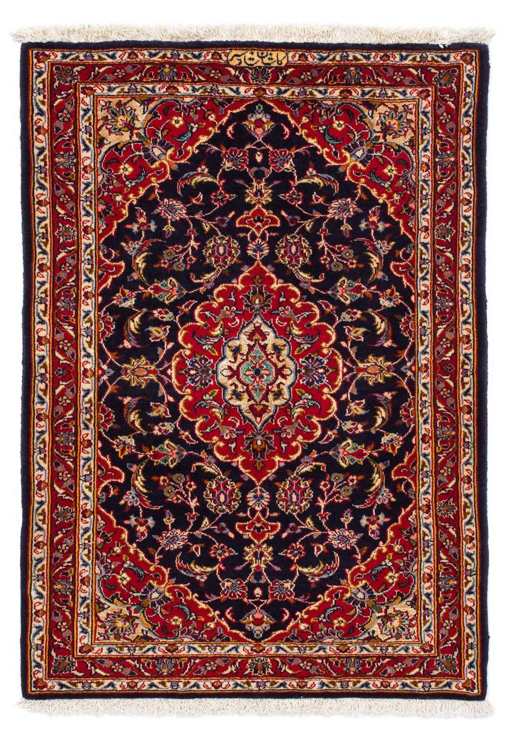 Perser Rug - Keshan - 116 x 78 cm - dark blue