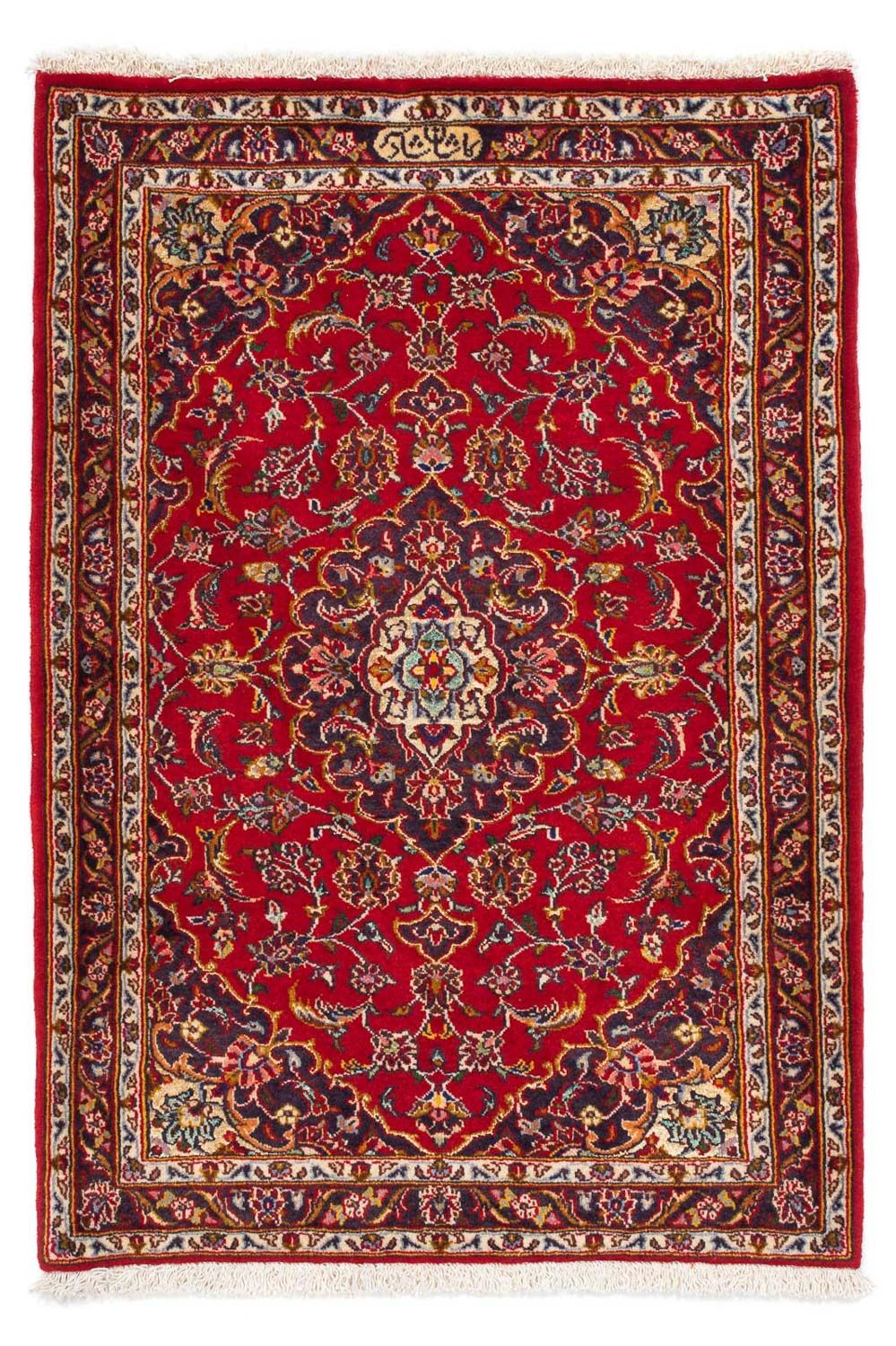 Perser Rug - Keshan - 118 x 79 cm - red